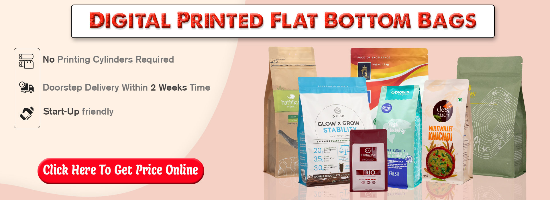 Digital Printed Coffee Bags With Valve